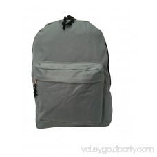 K-Cliffs Backpack Classic School Bag Basic Daypack Simple Book Bag 16 Inch F. Green 564847910